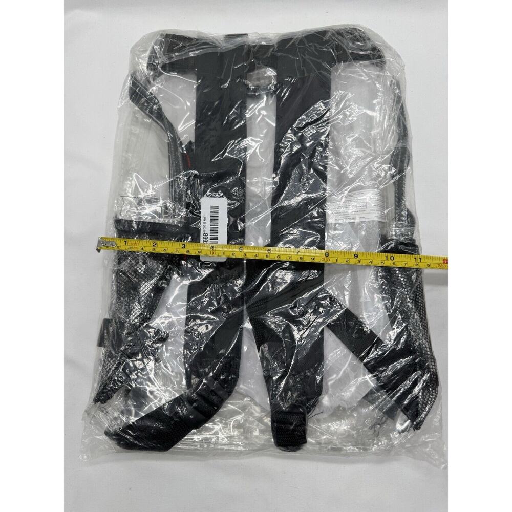 Transparent Backpack, Medium. Clear Security Backpack, Front Pocket NIP - Picture 7 of 8